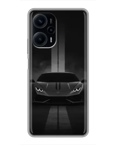 Чехол для Xiaomi POCO F5 с картинкой «Lamborghini симметрия дорог» Чехол для Xiaomi POCO F5 с картинкой «Lamborghini симметрия дорог»
