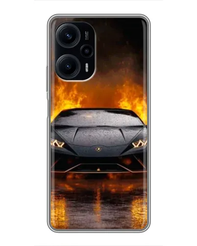 Чехол для Xiaomi POCO F5 с картинкой «Lamborghini в огне» Чехол для Xiaomi POCO F5 с картинкой «Lamborghini в огне»