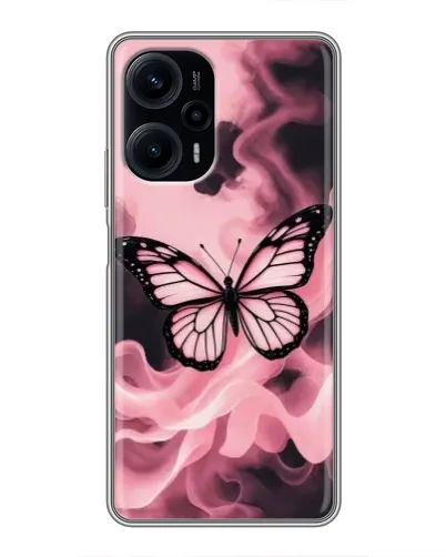 Чехол для Xiaomi POCO F5 с картинкой «Бабочка в дыму» Чехол для Xiaomi POCO F5 с картинкой «Бабочка в дыму»