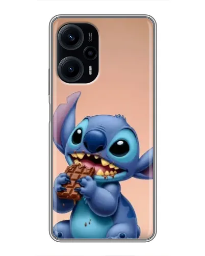 Чехол для Xiaomi POCO F5 с картинкой «Стич ест шоколад» Чехол для Xiaomi POCO F5 с картинкой «Стич ест шоколад»