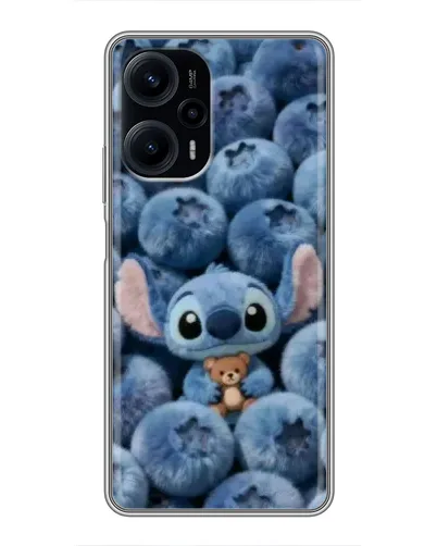 Чехол для Xiaomi POCO F5 с картинкой «Стич и голубика» Чехол для Xiaomi POCO F5 с картинкой «Стич и голубика»