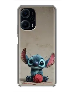 Чехол для Xiaomi POCO F5 с картинкой «Стич на коричневом фоне» Чехол для Xiaomi POCO F5 с картинкой «Стич на коричневом фоне»