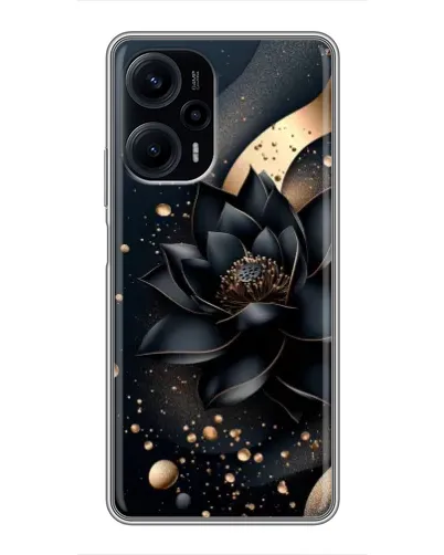 Чехол для Xiaomi POCO F5 с картинкой «Черный лотос»