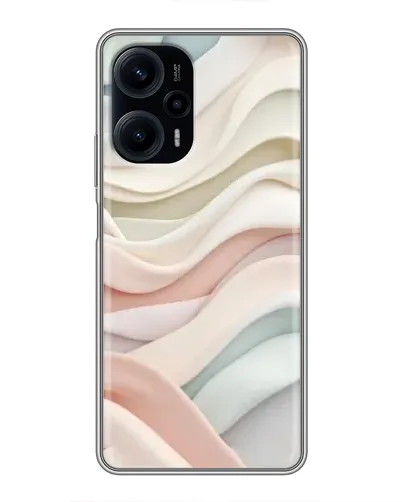 Чехол для Xiaomi POCO F5 с картинкой «Пастельные нежные волны» Чехол для Xiaomi POCO F5 с картинкой «Пастельные нежные волны»