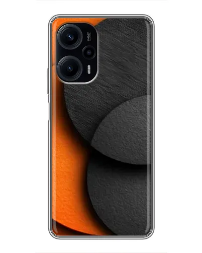 Чехол для Xiaomi POCO F5 с картинкой «Геометрия оранжевых кругов» Чехол для Xiaomi POCO F5 с картинкой «Геометрия оранжевых кругов»