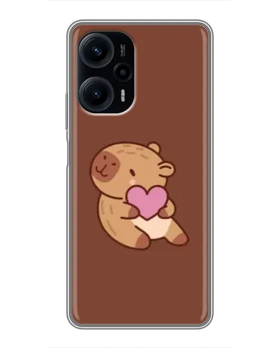 Чехол для Xiaomi POCO F5 с картинкой «Капибара с сердцем» Чехол для Xiaomi POCO F5 с картинкой «Капибара с сердцем»