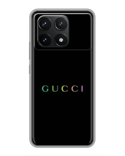 Чохол для Xiaomi POCO F6 Pro з картинкою «Gucci — неоновий мінімалізм»