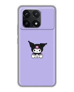 Чехол для Xiaomi POCO F6 Pro с картинкой «Kuromi — фиолетовый минимализм» Чехол для Xiaomi POCO F6 Pro с картинкой «Kuromi — фиолетовый минимализм»