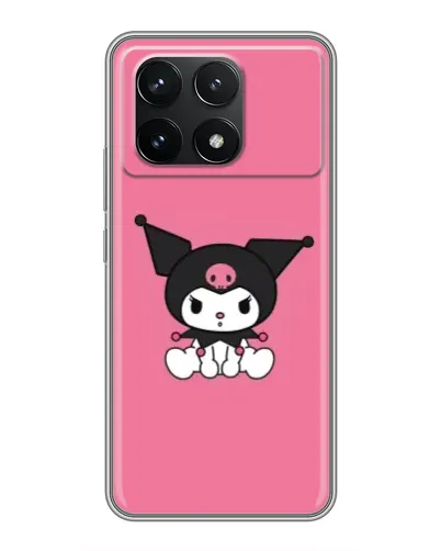 Чехол для Xiaomi POCO F6 Pro с картинкой «Хмурая Kuromi» Чехол для Xiaomi POCO F6 Pro с картинкой «Хмурая Kuromi»