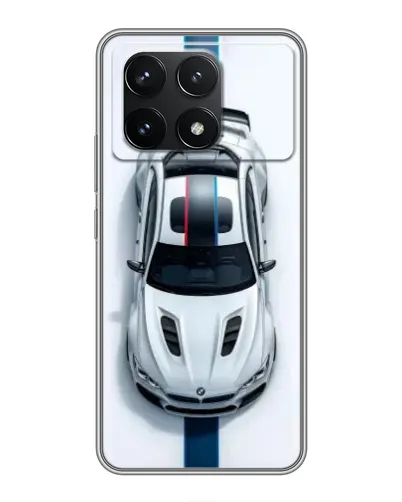 Чехол для Xiaomi POCO F6 Pro с картинкой «Вид сверху — BMW M» Чехол для Xiaomi POCO F6 Pro с картинкой «Вид сверху — BMW M»