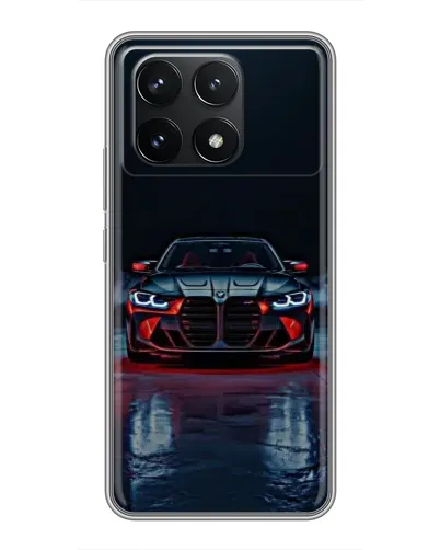 Чехол для Xiaomi POCO F6 Pro с картинкой «BMW на мокрой дороге» Чехол для Xiaomi POCO F6 Pro с картинкой «BMW на мокрой дороге»