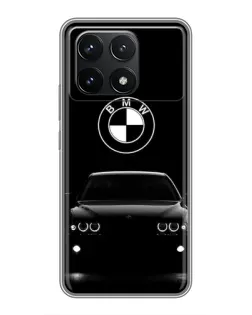 Чехол для Xiaomi POCO F6 Pro с картинкой «BMW — взгляд из темноты»