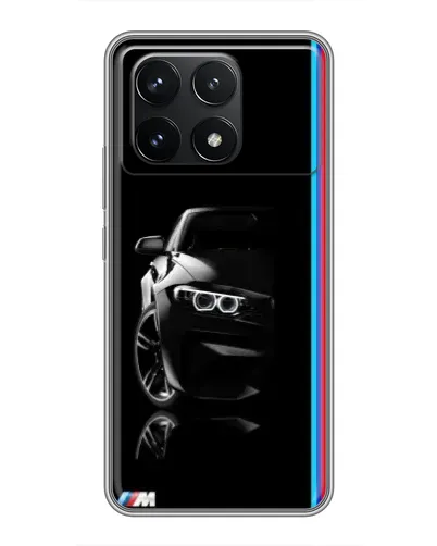 Чехол для Xiaomi POCO F6 Pro с картинкой «Силуэт BMW в темноте» Чехол для Xiaomi POCO F6 Pro с картинкой «Силуэт BMW в темноте»