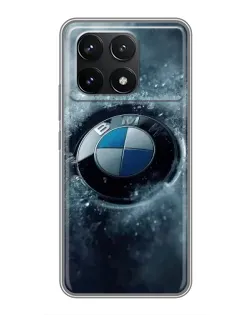 Чохол для Xiaomi POCO F6 Pro з картинкою «Логотип BMW — лід»