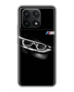 Чохол для Xiaomi POCO F6 Pro з картинкою «BMW — погляд тигра»