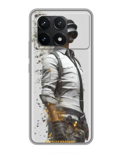 Чехол для Xiaomi POCO F6 Pro с картинкой «PUBG — боец в пыли» Чехол для Xiaomi POCO F6 Pro с картинкой «PUBG — боец в пыли»
