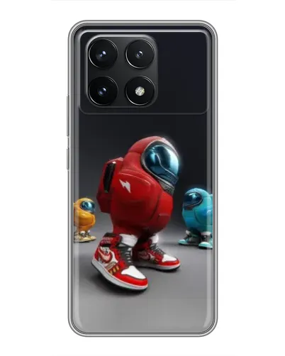 Чехол для Xiaomi POCO F6 Pro с картинкой «Among Us — 3D стиль» Чехол для Xiaomi POCO F6 Pro с картинкой «Among Us — 3D стиль»
