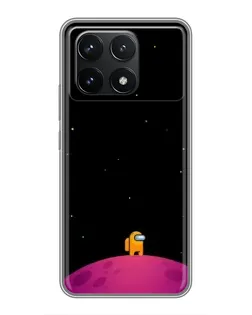 Чехол для Xiaomi POCO F6 Pro с картинкой «Одинокий герой на планете»