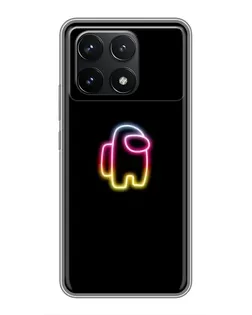 Чехол для Xiaomi POCO F6 Pro с картинкой «Among Us градиент»