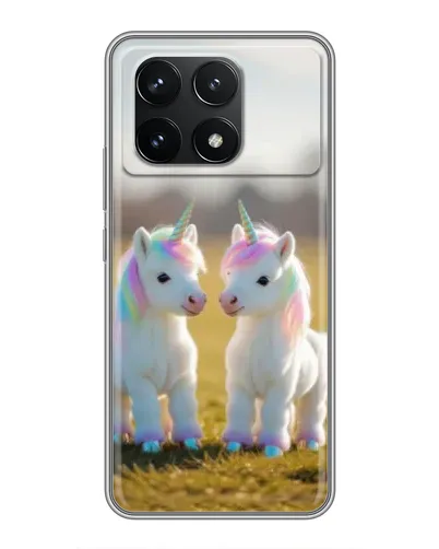 Чехол для Xiaomi POCO F6 Pro с картинкой «Пара единорогов» Чехол для Xiaomi POCO F6 Pro с картинкой «Пара единорогов»