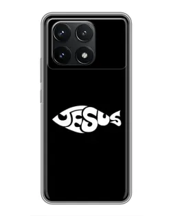 Чохол для Xiaomi POCO F6 Pro з картинкою «Риба Jesus» Чохол для Xiaomi POCO F6 Pro з картинкою «Риба Jesus»