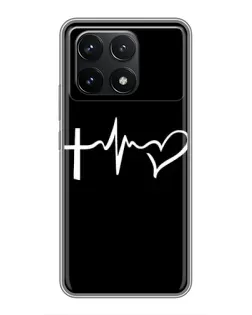 Чохол для Xiaomi POCO F6 Pro з картинкою «Пульс віри» Чохол для Xiaomi POCO F6 Pro з картинкою «Пульс віри»