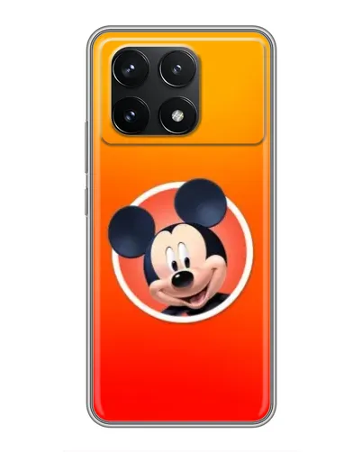 Чехол для Xiaomi POCO F6 Pro с картинкой «Mickey в круге»
