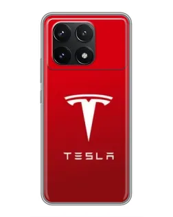 Чехол для Xiaomi POCO F6 Pro с картинкой «Tesla Red Classic» Чехол для Xiaomi POCO F6 Pro с картинкой «Tesla Red Classic»