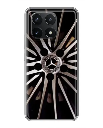 Чехол для Xiaomi POCO F6 Pro с картинкой «Диск Mercedes» Чехол для Xiaomi POCO F6 Pro с картинкой «Диск Mercedes»