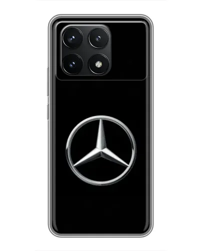 Чехол для Xiaomi POCO F6 Pro с картинкой «Mercedes классический лого» Чехол для Xiaomi POCO F6 Pro с картинкой «Mercedes классический лого»