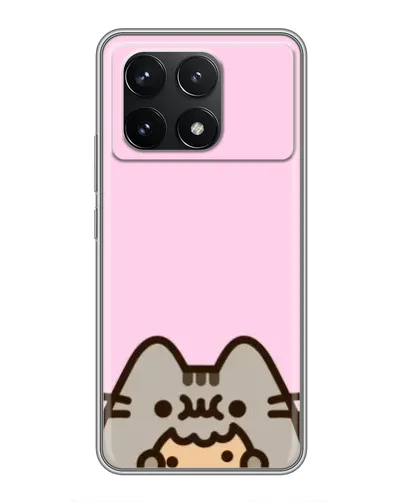 Чехол для Xiaomi POCO F6 Pro с картинкой «Pusheen и печенье» Чехол для Xiaomi POCO F6 Pro с картинкой «Pusheen и печенье»