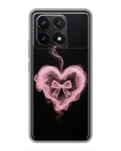 Чехол для Xiaomi POCO F6 Pro с картинкой «Дымчатое сердце»