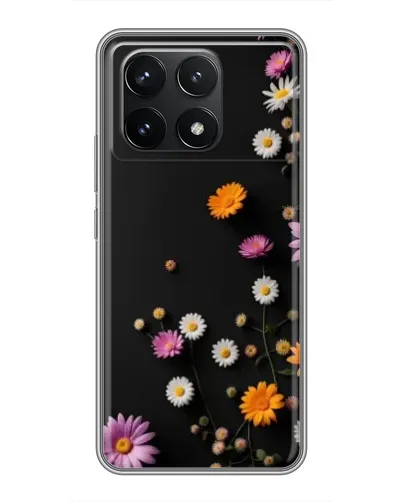 Чехол для Xiaomi POCO F6 Pro с картинкой «Цветочная композиция»
