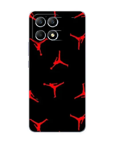 Чехол для Xiaomi POCO F6 с картинкой «Jordan Red Pattern» Чехол для Xiaomi POCO F6 с картинкой «Jordan Red Pattern»