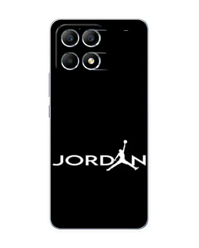 Чехол для Xiaomi POCO F6 с картинкой «Jordan White Logo» Чехол для Xiaomi POCO F6 с картинкой «Jordan White Logo»