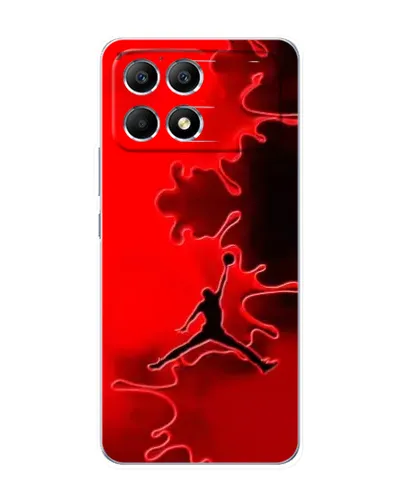 Чехол для Xiaomi POCO F6 с картинкой «Jordan Red Smoke» Чехол для Xiaomi POCO F6 с картинкой «Jordan Red Smoke»
