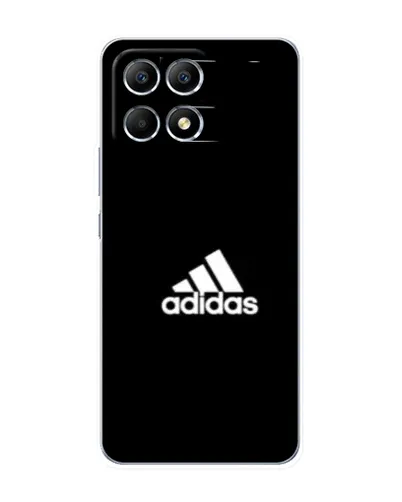 Чехол для Xiaomi POCO F6 с картинкой «Adidas Red Style»