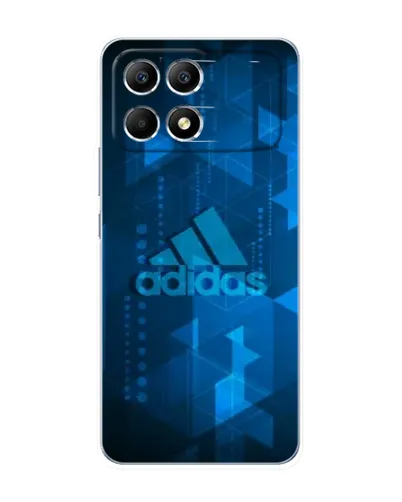 Чехол для Xiaomi POCO F6 с картинкой «Adidas Sport Art»