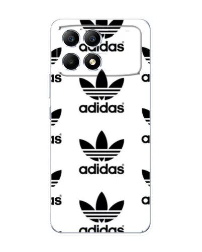 Чехол для Xiaomi POCO F6 с картинкой «Adidas Pattern»