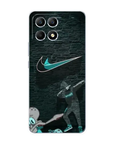 Чехол для Xiaomi POCO F6 с картинкой «Спортивный арт Nike»
