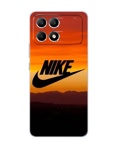 Чехол для Xiaomi POCO F6 с картинкой «Nike — вечерний горизонт»