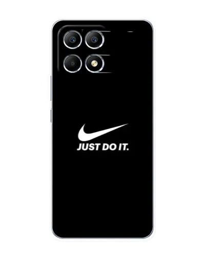 Чехол для Xiaomi POCO F6 с картинкой «Минимализм от Nike»
