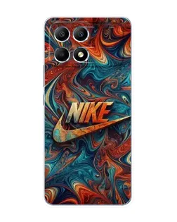 Чехол для Xiaomi POCO F6 с картинкой «Nike в абстракции»