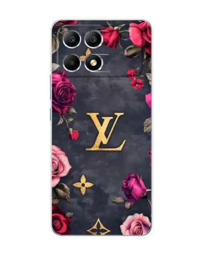 Чехол для Xiaomi POCO F6 с картинкой «Цветочный Louis Vuitton» Чехол для Xiaomi POCO F6 с картинкой «Цветочный Louis Vuitton»