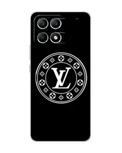 Чехол для Xiaomi POCO F6 с картинкой «LV — печать стиля»