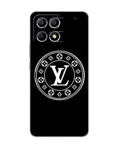 Чехол для Xiaomi POCO F6 с картинкой «LV — печать стиля» Чехол для Xiaomi POCO F6 с картинкой «LV — печать стиля»