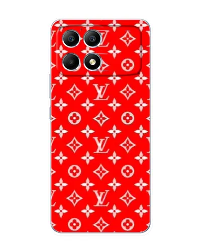 Чехол для Xiaomi POCO F6 с картинкой «Яркий паттерн LV» Чехол для Xiaomi POCO F6 с картинкой «Яркий паттерн LV»