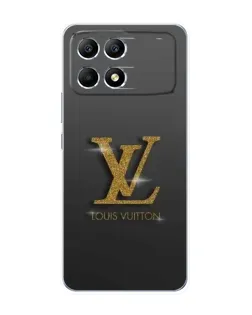 Чехол для Xiaomi POCO F6 с картинкой «Градиент Louis Vuitton»