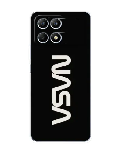 Чехол для Xiaomi POCO F6 с картинкой «NASA — вертикальный логотип» Чехол для Xiaomi POCO F6 с картинкой «NASA — вертикальный логотип»
