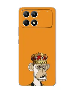 Чехол для Xiaomi POCO F6 с картинкой «Золотая обезьяна Bored Ape» Чехол для Xiaomi POCO F6 с картинкой «Золотая обезьяна Bored Ape»